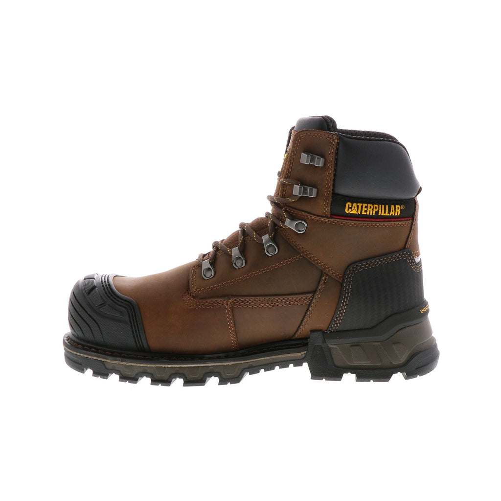  Cat Footwear Men's Excavatorxl 6 Wp Ct Construction Boot,  Dark Brown, 7